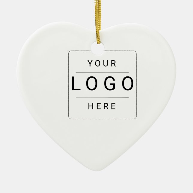 Custom Logo Ceramic Tree Decoration (Front)