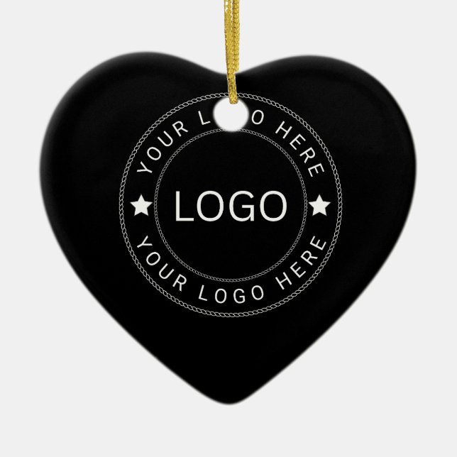 Custom Logo Ceramic Tree Decoration (Front)