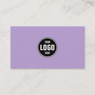 Custom Logo Circle Modern Minimalist Black and Whi Business Card