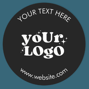 Custom Logo Classic Round Sticker