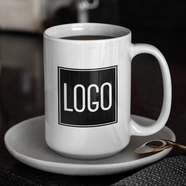 Custom Logo Coffee Mug for Business Branding (Creator Uploaded)