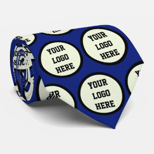 Custom Logo Company Blue Business Corporate Tie