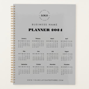Custom Logo Company Business Name Calendar 2024 Planner