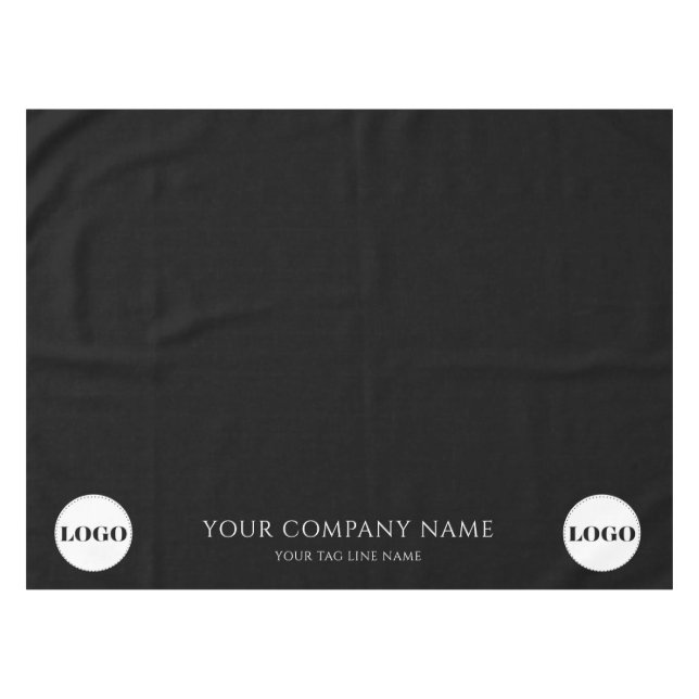 Custom Logo Company Business Promo Trade Show Tablecloth (Front (Horizontal))