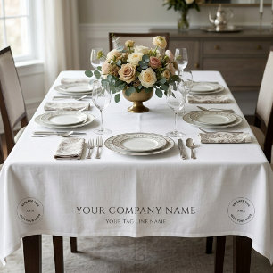 Custom Logo Company Business Promo Trade Show Tablecloth