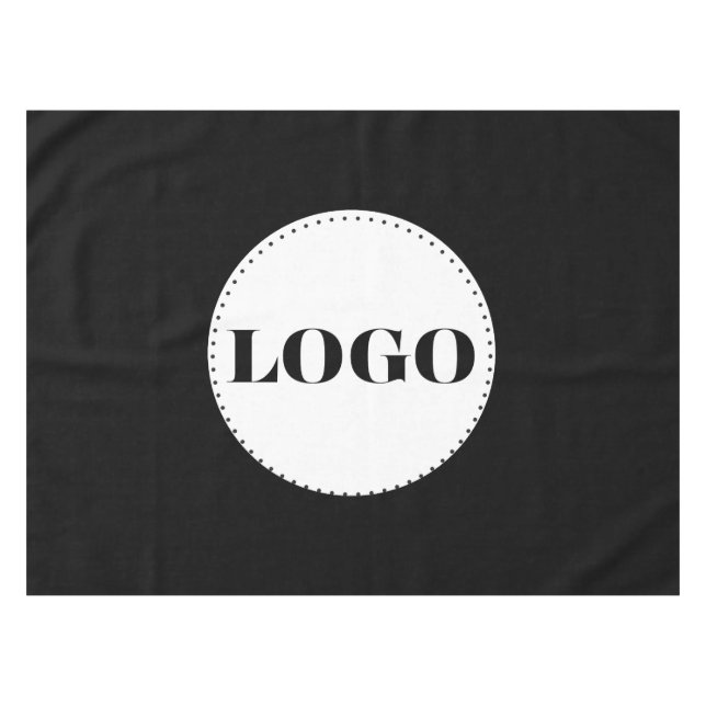 Custom Logo Company Business Restaurant Promo  Tablecloth (Front (Horizontal))