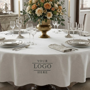Custom Logo Company Business Restaurant Promo Tablecloth