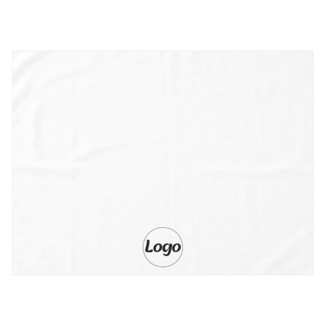 Custom Logo Company Business Restaurant Promo  Tablecloth (Front (Horizontal))