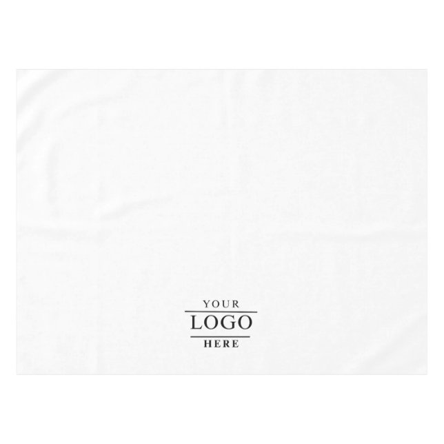 Custom Logo Company Business Restaurant Promo  Tablecloth (Front (Horizontal))