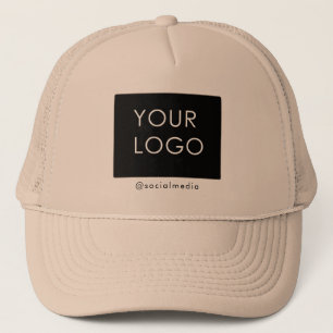 Custom Logo Company Business Social Media  Trucker Hat