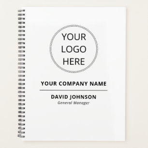 Custom Logo Company Name Employee Name Planner