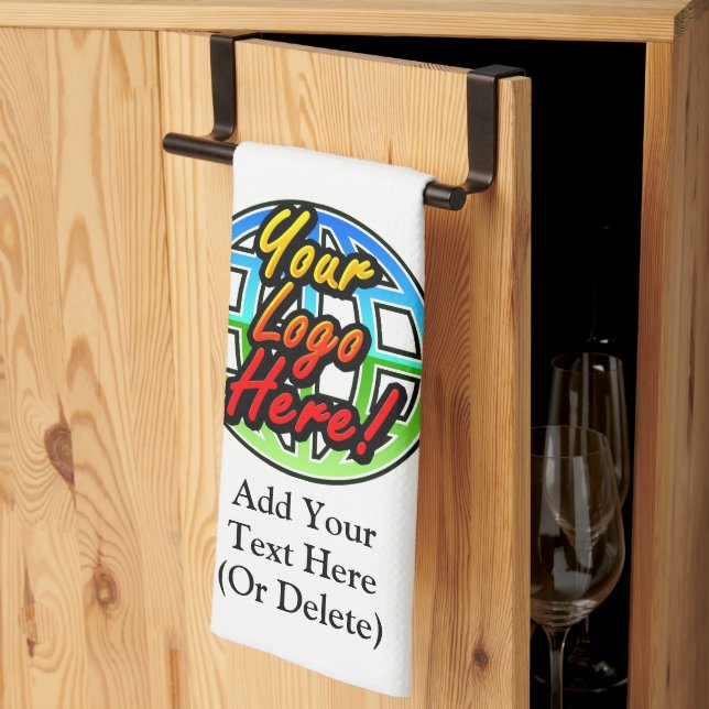 Custom Logo Corporate Gift Tea Towel (Thirds Fold)