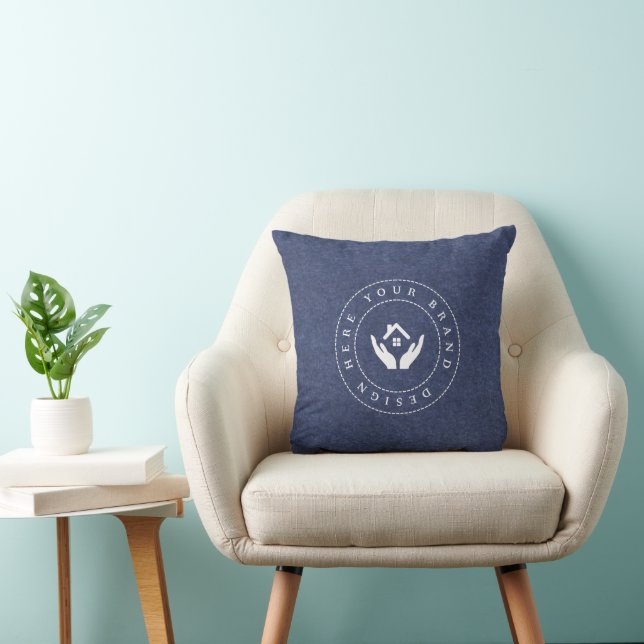 Custom Logo Corporate Showroom Matching Cushion (Chair)