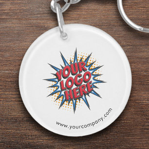 Custom Logo, Custom Text, Key Ring