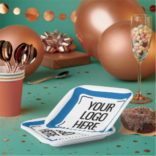 Custom Logo Design, Company Logo, Team Logo, Perso Paper Plate