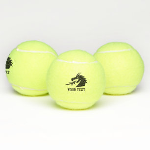 Custom logo dragon head tennis ball design