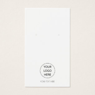 Custom Logo Earring Display Card