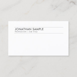 Custom Logo Elegant Modern Simple Template Business Card