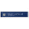 Custom Logo Elegant Navy Blue Desk Nameplate