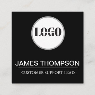 Custom Logo Employee Gear for Your Business Team Square Business Card