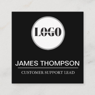 Custom Logo Employee Gear for Your Business Team Square Business Card