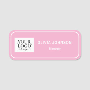 Custom Logo Employee Magnetic Company Name Tag