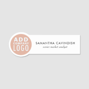Custom Logo Employee Magnetic Name Tag