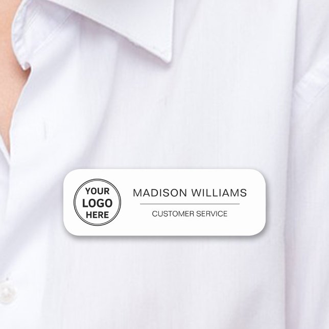 Custom Logo Employee Magnetic Name Tag (Custom Logo Employee Magnetic Name Tag)