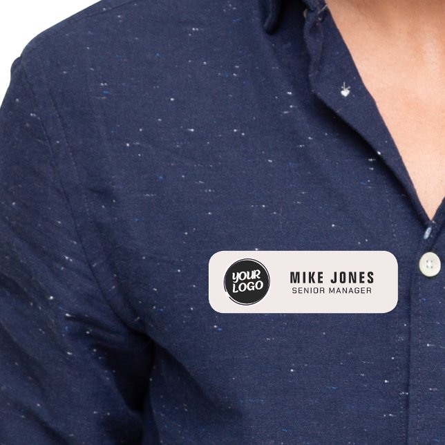 Custom Logo Employee Magnetic Name Tag (Creator Uploaded)