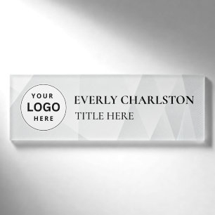 Custom Logo Employee magnetic Name Tag
