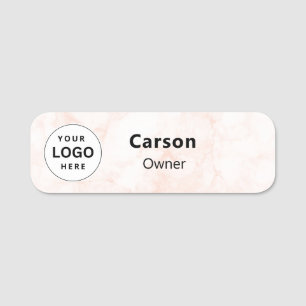 Custom Logo Employee magnetic Name Tag