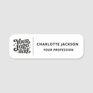 Custom Logo Employee Magnetic Or Safety Pin Name Tag