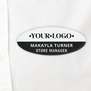 Custom Logo Employee  Name Tag