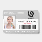Custom Logo Employee Photo  Company Security