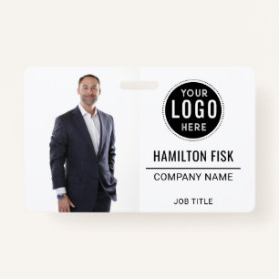 Custom Logo Employee Photo  ID Badge