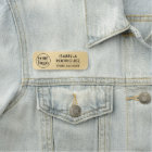 Custom Logo Employee Safety Pin or Magnetic Faux G