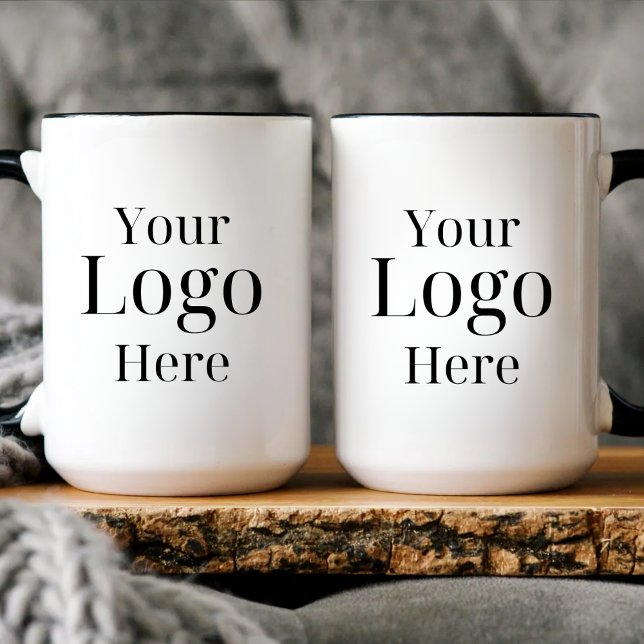 Custom Logo Employee Team Personalised Business Coffee Mug (Creator Uploaded)