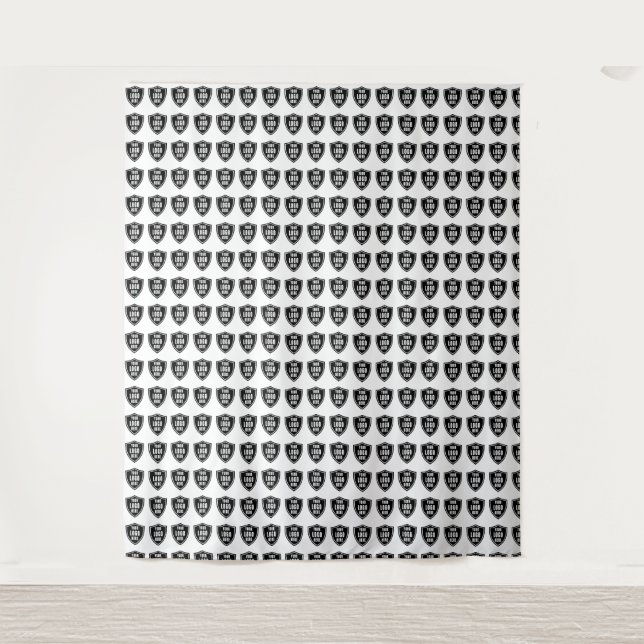 Custom Logo Event Backdrop Step and Repeat Tapestry (Front)