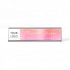 Custom Logo Executive Orange Pink Professional