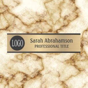 Custom Logo Faux Gold Office Door SIgn