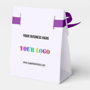 Custom Logo Favour Box Your Name Website Promotion