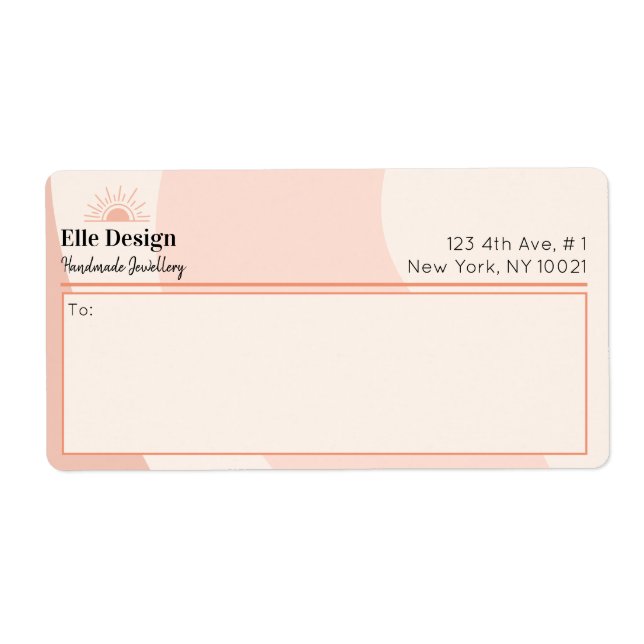 Custom Logo Feminine Blush Pink Professional (Front)
