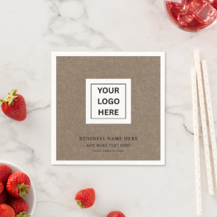 Custom Logo for Business Events Paper Napkin