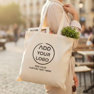 Custom Logo for Business or Shop  Tote Bag