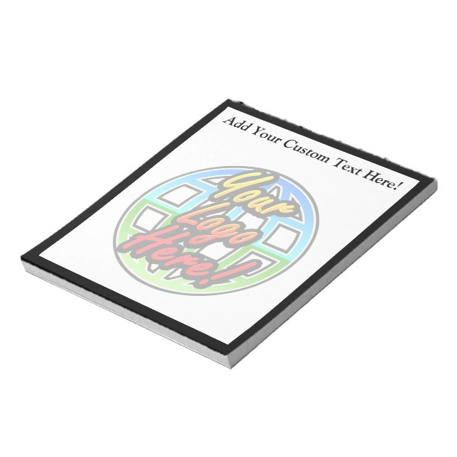 Custom Logo Full-Colour Personalised Notepad (Rotated)