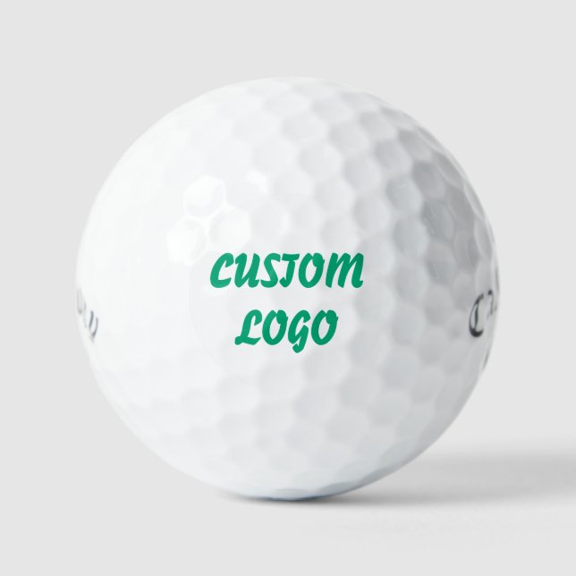 Custom Logo Golf Balls - Personalised Design (Front)