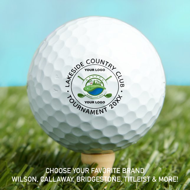 Custom Logo Golf Club Memorial Tournament Wilson Golf Balls (Creator Uploaded)