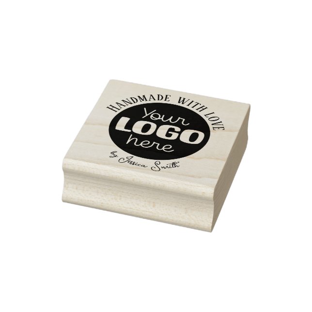 Custom Logo Handmade Business Branding  Rubber Stamp (Stamp)