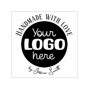 Custom Logo Handmade Business Branding Self-inking Stamp
