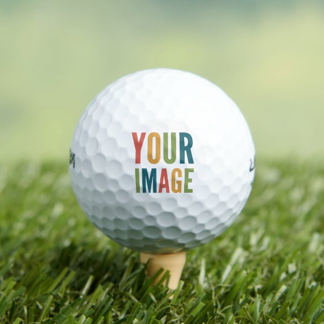 Custom Logo Here | Add Your Own Design Golf Balls (Insitu Tee)